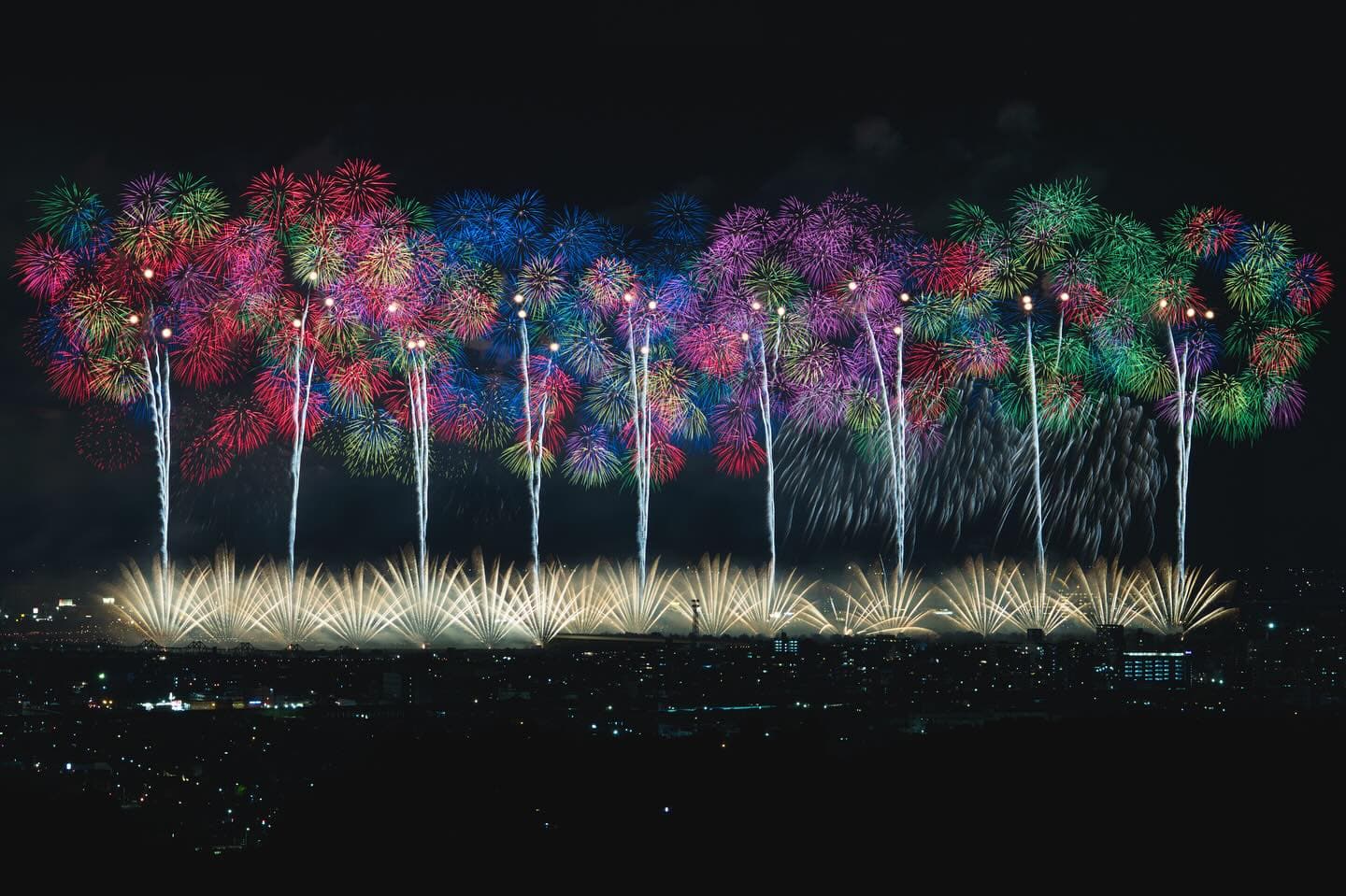 めちゃんこきれい
#長岡花火 
#花火